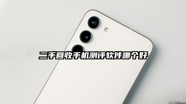 二手回收手機測評軟件哪個好