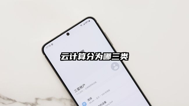 云計算分為哪三類
